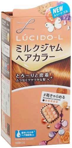 ルシードエル ミルクジャムヘアカラー #苺きゃらめる 【1剤】40g 【2剤】80ml