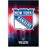 (22x34) New York Rangers Logo 2010 Sports Poster Print Sports Poster Print, 22x34