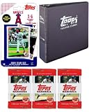 Los Angeles Angels 2009 Topps MLB Team Set with 3 Ring Binder and 3 Topps Packs
