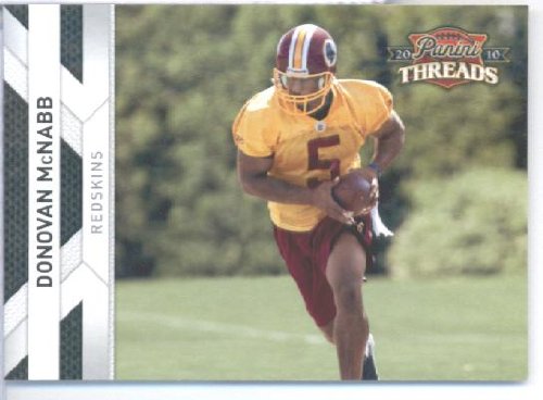 2010 Panini THREADS Football Card #148 Donovan McNabb - Washington Redskins - NFL Trading Card in Screwdown Case