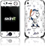 Skinit New York Mets - Mr. Met Mascot - Repeat Distressed with Mr Met Vinyl Skin for Apple iPhone 3G / 3GS