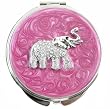 Crystal Elephant Compact Mirror