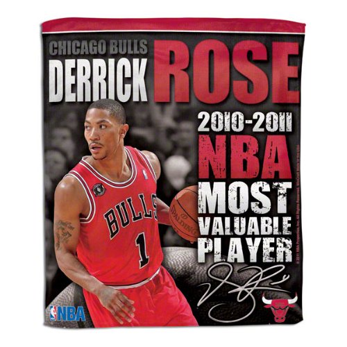 Derrick Rose Chicago Bulls 2010-2011 NBA MVP 15x18 Collector Towel