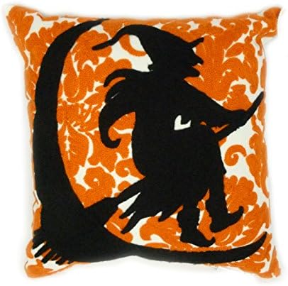 Midnight Market Halloween Throw Pillow