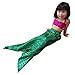 Jastore® Little Girls 3 Pcs Princess Mermaid Tail Swimmable Bikini Set Swimwear