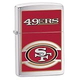Zippo San Francisco 49ers High Polish Chrome Lighter