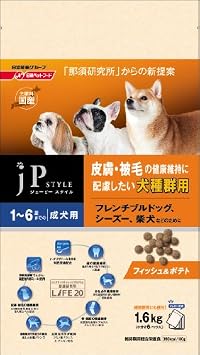 ジェーピースタイル フィッシュ&ポテト 1~6歳までの成犬用 (ドライタイプ)1.6kg \ 1,765