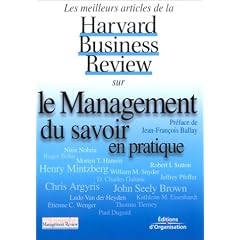 Les Meilleurs Articles de la Harvard Business Review sur le management du savoir en pratique