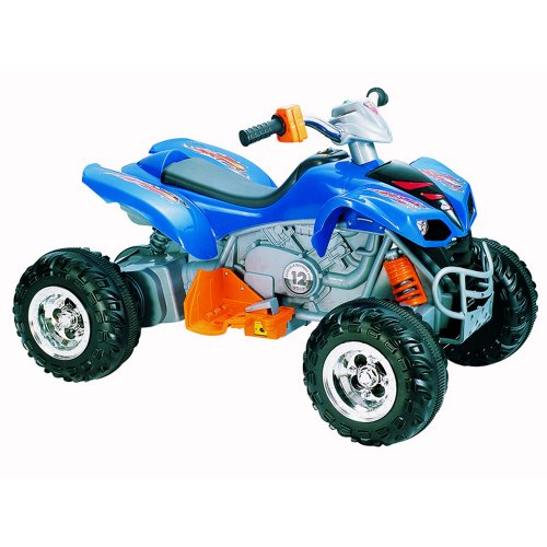 12V Kinder Elektro-Quad Mit Fernbedienung - 2 Geschwindigkeiten, Musik & LED Für Kinder Ab 3 Jahren