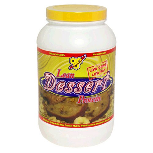 BSN Lean Dessert Protein Shake Mix, Banana Nut Bread, 37.12 Ounces by BSN