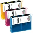 Amazon Imaging 3-pack Bji-201 Cmy Color Ink Cart Replacements for Canon