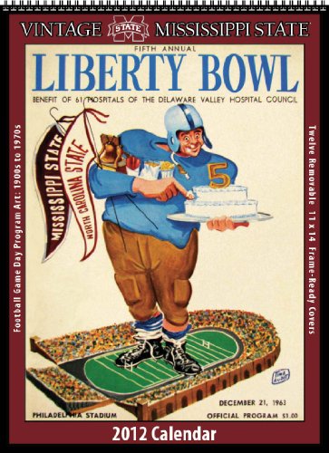 Mississippi State Bulldogs 2012 Vintage Football Calendar