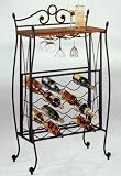 51QS6DT25HL. SL160  Wine Rack with Wood Top