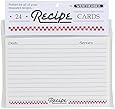 Weatherbee Recipe Cards, 3 by 5-Inches, Set of 24