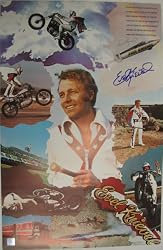 Evel Knievel Signed Poster - Authentic Celebrity Autographed