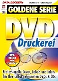 DVD-Druckerei, CD-ROM Professionelle Cover, Labels und Inlets für Ihre selbst gebrannten DVDs & CDs. Für Windows 98, 98SE, ME, NT4, 2000, XP