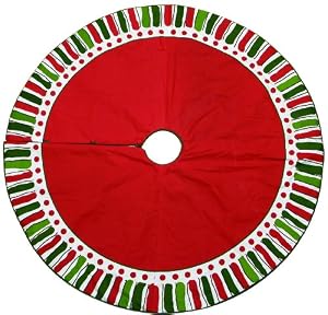 M. Bagwell 54" Cotton Christmas Tree Skirt by Caffco International