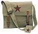 Vintage Canvas Medic Bag Khaki with Brown Star