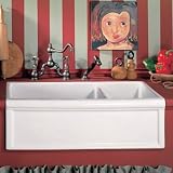 Herbeau 46130930 Berain Bleu and French Ivory Ceramic Luberon Fireclay
