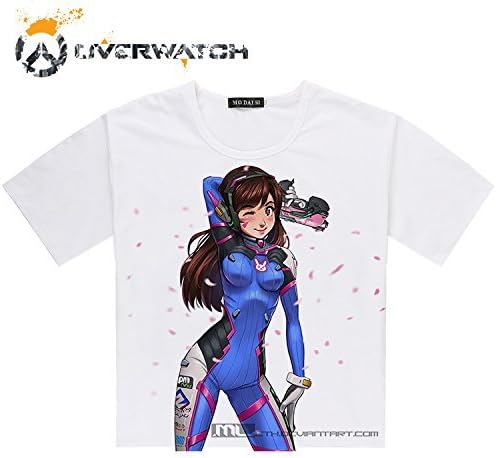 [GMOE] OVERWATCH D.Va series t-shirt 2 (L)