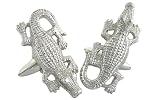 Crocodile Cufflinks, Sterling Silver, Handmade 51QSHix2VPL. SL160 Crocodile Cufflinks, Sterling Silver, Handmade
