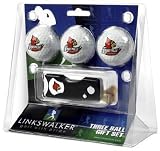 Louisville Cardinals 3 Golf Ball Gift Pack w/ Spring Action Tool - NCAA College Athletics