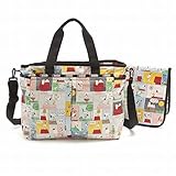LeSportsac 7532-P687 スヌーピーマザーズバッグ Ryan Baby Bag(ライアンベビーバッグ)SNOOPY PATCHWORK/レスポートサック [並行輸入品]