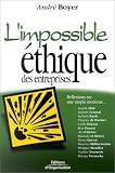 L`Impossible éthique des entreprises