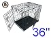 Kitchen & Housewares : Ellie-Bo 36 inch 2 Door Folding Dog Puppy Cage