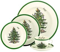 Spode Christmas Tree 5-Piece Dinnerware Place Setting, Service for 1