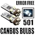 8 SMD LED WHITE BULBS ALFA ROMEO 145 146 147 155 156 159 164 166 SPIDER GTV GT BRERA MITO COUPE