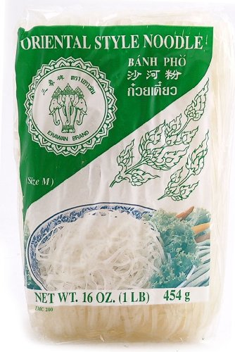 Flat Medium Rice Stick - 30/1 lb
