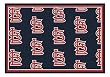 St Louis Cardinals 5'4" x 7'8" Premium Pattern Rug