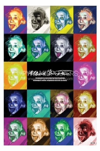 サブカル『ALBERT EINSTEIN/アインシュタイン（POP ART)《PPS011》』ポスター