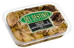 Del Destino Italian Style Grilled Artichoke Halves in Oil, 13.75-Ounce Trays (Pack of 5)