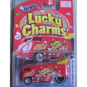 Hot Wheels Lucky Charms Customized VW Drag Bus RED