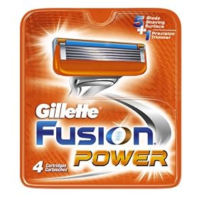 Gillette Fusion Power Refill Cartridges, 4 Count
