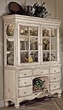 Hillsdale Furniture Wilshire White Buffet & Hutch Set