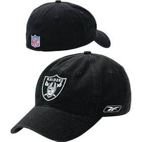 Oakland Raiders -Black- Sideline Fitted Slouch Hat