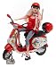 My Scene Miami Getaway Delancey on Red Scooter