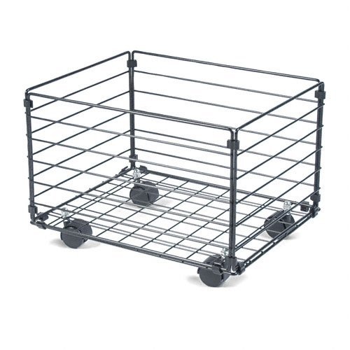 Rolling File Cart Mobile Black FEL46404