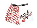 Hustler Lingerie Men's "Get Some Lipstick On Your Dipstick" Printed Cotton Boxer Shorts