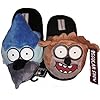 Regular Show RIGBY & MORDECAI Men's Plush SLIPPERS - Size Large