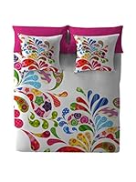 COSTURA Juego De Funda Nórdica Festival (Fucsia)