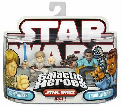 51QShOkyXHL Star Wars Galactic Hero Luke & Lando Cairissian
