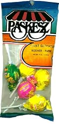 Paskesz Giant ShockPops, 4-Ounce Bags (Pack of 24)