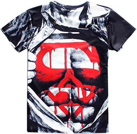 Toshoo Superman S Alphabet 3D Printing Men's T-Shirt XL