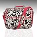 15.4" Pink Trim Zebra Pattern Laptop Case Notebook Bag