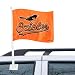Baltimore Orioles Orange Car Flag