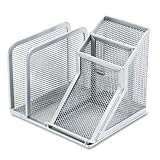 Rolodex 22174 Wire Mesh Desk Organizer, Pewter
